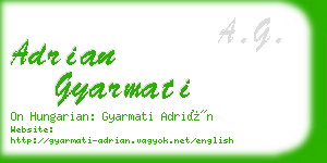 adrian gyarmati business card